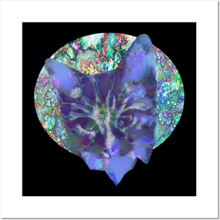 mystical cat Posters and Art